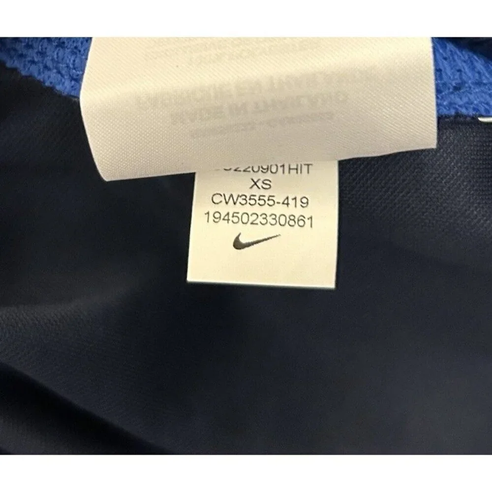 Nike Soccer Jersey Top Short Sleeves Navy Blue Women's Athletic Size XS - NWT$50